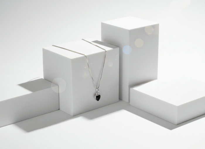 CONJUNTO ZIRCÔNIA CORAÇÃO 6MM - PRETO - Imagem 2