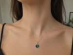 Colar Feminino Ponto De Luz Coracao Prata 925 Caixinha Verde - Imagem 3