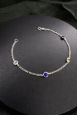 Pulseira Brasil Prata 925 Tema Copa Do Mundo Feminina 18 Cm Prateado 18 Cm - Imagem 3