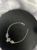 Pulseira Mão De Fátima Patuá Prata 925 Feminina Ajustável Prateado 18 Cm - Imagem 5