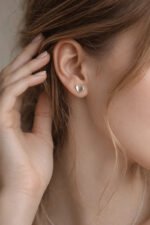 Par Brinco Coração Prata 925 Legitima Delicado Feminino Prateado - Imagem 6