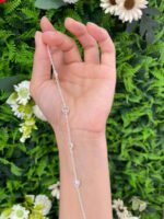 Pulseira Prata 925 Feminina Coração Zircônia Cristal 18 Cm Prateado 19 Cm 18 Cm - Imagem 5