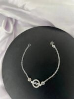 Pulseira Signo Prata 925 Feminina Medalha Pingente Aquario 18 Cm - Imagem 5