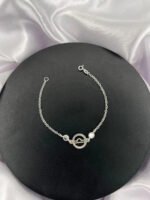 Pulseira Signo Prata 925 Feminina Medalha Pingente Libra 18 Cm - Imagem 5