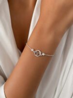 Pulseira Signo Prata 925 Feminina Medalha Pingente Aries 18 Cm - Imagem 3