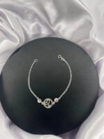 Pulseira Signo Prata 925 Feminina Medalha Pingente Leão 18 Cm - Imagem 5