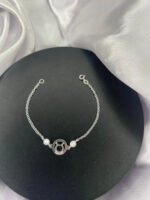 Pulseira Signo Prata 925 Feminina Medalha Pingente Touro 18 Cm - Imagem 5