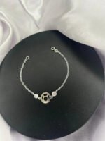 Pulseira Signo Prata 925 Feminina Medalha Pingente Touro 18 Cm - Imagem 4