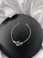 Pulseira Signo Prata 925 Feminina Medalha Pingente Gêmeos 18 Cm - Imagem 4