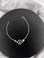 Pulseira Signo Prata 925 Feminina Medalha Pingente Peixes 18 Cm - Imagem 5